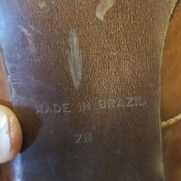 Vintage inspired brown leather boots - Picture 7 of 7